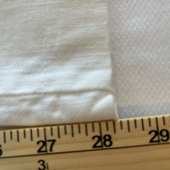 Lee Platinum Label Women's White Bootleg Denim Jeans Comfort Waistband Size 12S - Picture 8 of 9